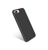 iPhone 7/8 Plus | iPhone 7/8 Plus - PRO+ Design Mat Slim Silikone Cover - Sort - DELUXECOVERS.DK