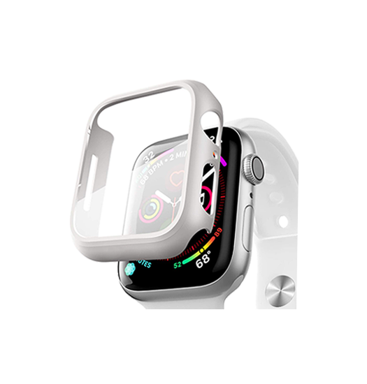 Apple Watch Cover | Apple Watch (38/40/41/42/44/45mm) - NX 360° Full Cover - Hvid - DELUXECOVERS.DK