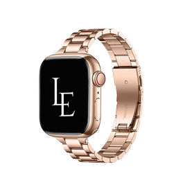 Apple Watch 42mm | Apple Watch (42/44/SE/45mm & Ultra) - L'Empiri™ Thin Rustfrit Urlænke - Rosegold - DELUXECOVERS.DK