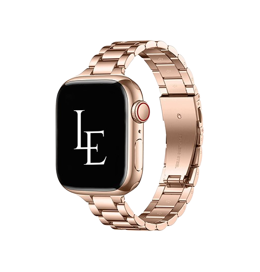 Apple Watch 38-42mm | Apple Watch (38/40/SE/41/42mm) - L'Empiri™ Thin Stål Urlænke - Rosegold - DELUXECOVERS.DK
