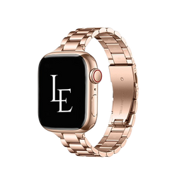 Apple Watch 38mm | Apple Watch (38/40/SE/41mm) - L'Empiri™ Thin Rustfrit Urlænke - Rosegold - DELUXECOVERS.DK