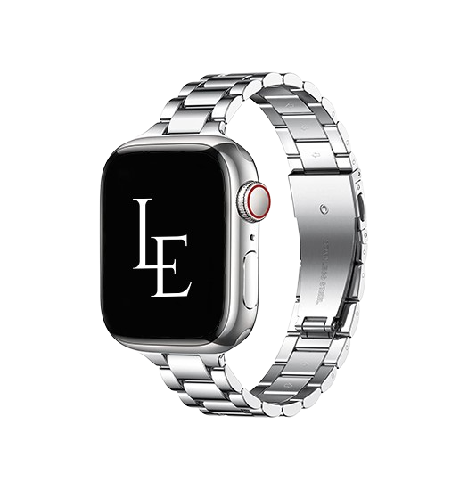 Apple Watch 38-42mm | Apple Watch (38/40/SE/41/42mm) - L'Empiri™ Thin Stål Urlænke - Sølv - DELUXECOVERS.DK