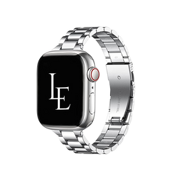 Apple Watch 38mm | Apple Watch (38/40/SE/41mm) - L'Empiri™ Thin Rustfrit Urlænke - Sølv - DELUXECOVERS.DK