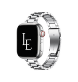 Apple Watch 42mm | Apple Watch (42/44/SE/45/46/49mm) - L'Empiri™ Thin Stål Urlænke - Sølv - DELUXECOVERS.DK