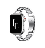 Apple Watch 42mm | Apple Watch (42/44/SE/45mm & Ultra) - L'Empiri™ Thin Rustfrit Urlænke - Sølv - DELUXECOVERS.DK