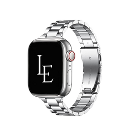 Apple Watch 42mm | Apple Watch (42/44/SE/45/46/49mm) - L'Empiri™ Thin Stål Urlænke - Sølv - DELUXECOVERS.DK