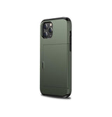 iPhone 13 Pro | iPhone 13 Pro - Deluxe™ Håndværker Cover M. Kortholder - Army - DELUXECOVERS.DK