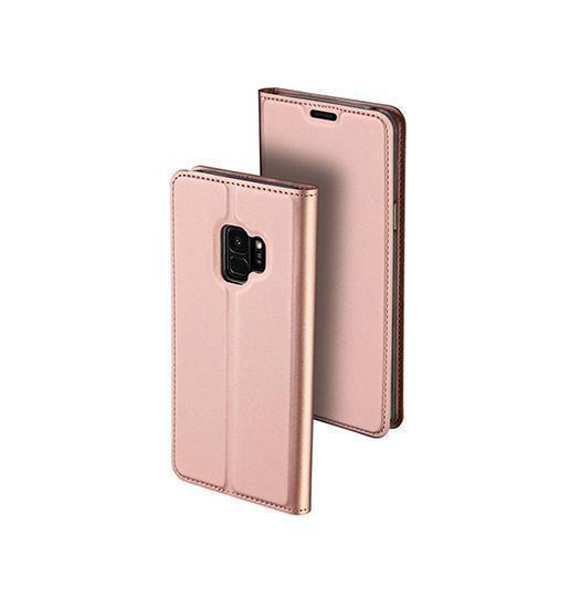 Samsung Galaxy S9 | Samsung Galaxy S9 - Vanquish Pro Series Flipcover Etui - Rosa Gold - DELUXECOVERS.DK