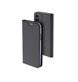 iPhone XS Max | iPhone XS Max - Vanquish Pro Series Flipcover Etui - Sort - DELUXECOVERS.DK