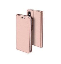 iPhone X / XS | iPhone X/Xs - Vanquish Pro Series Flipcover Etui - RoseGuld - DELUXECOVERS.DK