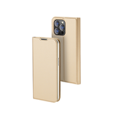 iPhone 14 Pro | iPhone 14 Pro - Vanquish Pro Series Flipcover Etui - Guld - DELUXECOVERS.DK