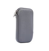 iPhone 5 / 5S / SE | iPhone 5/5S/SE - Simple Nylon Sleeve Etui M. Lynlås - Grå - DELUXECOVERS.DK