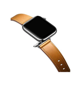 Apple Watch 38mm | Apple Watch (38/40/SE/41/42mm) - L'Empiri™ Verona Ægte Læder Rem - Hellbraun - DELUXECOVERS.DK