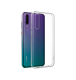 Huawei P30 | Huawei P30 - Ultra-Slim Silikone Cover - Gennemsigtig - DELUXECOVERS.DK