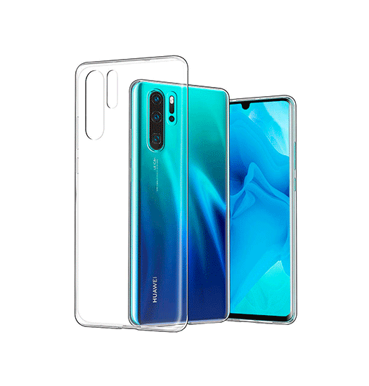 Huawei P30 Pro | Huawei P30 Pro - Ultra-Slim Silikone Cover - Gennemsigtig - DELUXECOVERS.DK