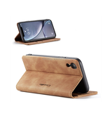 iPhone X / XS | iPhone X/Xs - CaseMe™ Noble Læder Etui / Pung - Brun - DELUXECOVERS.DK