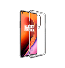 Oneplus løbeudstyr | OnePlus 8 Pro - Ultra-Slim Silikone Cover - Gennemsigtig - DELUXECOVERS.DK
