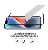 iPhone Beskyttelsesglas | <AAA>iPhone 14 - MOCOLO™ Full-Fit 3D Skærmbeskyttelse (Hærdet Glas) - DELUXECOVERS.DK