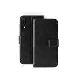 Huawei P20 | Huawei P20 - Deluxe Læder Etui Med Pung - Sort - DELUXECOVERS.DK