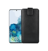 Huawei P Smart (2021) | Huawei P Smart (2021) - Verona Læder Sleeve M. Lukning - Black Onyx - DELUXECOVERS.DK
