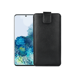 Huawei P Smart (2019) | Huawei P Smart (2019) - Verona Læder Sleeve M. Lukning - Black Onyx - DELUXECOVERS.DK