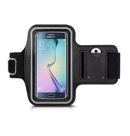Samsung løbeudstyr | Samsung Galaxy S6 Edge - 4Run Fitness & Træning / Løbearmbånd - DELUXECOVERS.DK