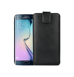 Samsung Galaxy S7 | Samsung Galaxy S7 - Verona Læder Sleeve M. Lukning - Black Onyx - DELUXECOVERS.DK