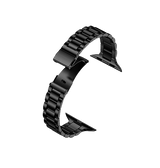 Apple Watch 38mm | Apple Watch (38/40/SE/41/42mm) - L'Empiri™ Thin Stål Urlænke - Sort - DELUXECOVERS.DK