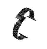 Apple Watch 38mm | Apple Watch (38/40/SE/41mm) - L'Empiri™ Thin Rustfrit Urlænke - Sort - DELUXECOVERS.DK