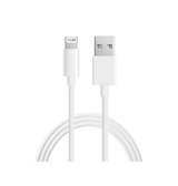 Kabel | Lightning til USB-A | Oplade Data/Sync Kabel - Hvid - 1M - DELUXECOVERS.DK