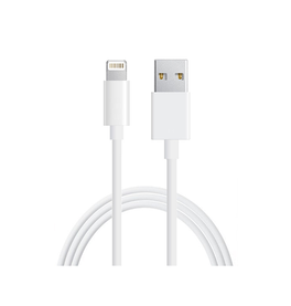 Kabel | Lightning til USB-A | Oplade Data/Sync Kabel - Hvid - 1M - DELUXECOVERS.DK