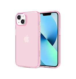 iPhone 14 Max | iPhone 14 Plus - Ballet™ Crystal Silikone Bagside Cover - Pink - DELUXECOVERS.DK