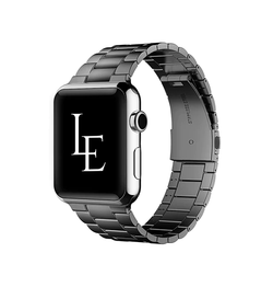 Apple Watch 38mm | Apple Watch (38/40/SE/41mm) - L'Empiri™ Premium 316L Stål Rem - Sort - DELUXECOVERS.DK