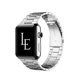 Apple Watch 38mm | Apple Watch (38/40/SE/41mm) - L'Empiri™ Premium 316L Stål Rem - Sølv - DELUXECOVERS.DK