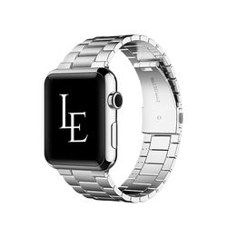 Apple Watch 42mm | Apple Watch (42/44/SE/45mm & Ultra) - L'Empiri™ Premium 316L Stål Rem - Sølv - DELUXECOVERS.DK