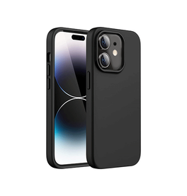 iPhone 12 Mini | iPhone 12 Mini - Deluxe™ Soft Touch Silikone Cover - Sort - DELUXECOVERS.DK