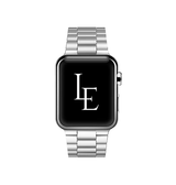 Apple Watch 42mm | Apple Watch (42/44/SE/45/46/49mm) - L'Empiri™ Premium 316L Stål Rem - Sølv - DELUXECOVERS.DK