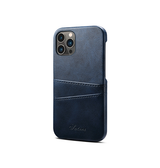 iPhone 14 Pro Max | iPhone 14 Pro Max - NX Design Læder Cover M. Kortholder - Navy - DELUXECOVERS.DK