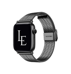 Apple Watch 38mm | Apple Watch (38/40/SE/41mm) - L'Empiri™ Marbella Rustfrit Stål Rem - Sort - DELUXECOVERS.DK