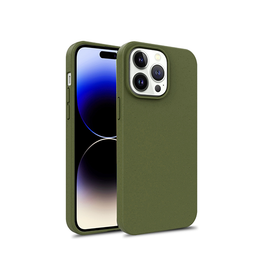 iPhone 14 Pro Max | iPhone 14 Pro Max - EcoCase™ 100% Plantebaseret Cover - Mørkegrøn - DELUXECOVERS.DK
