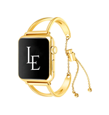 Apple Watch 42mm | Apple Watch (42/44/SE/45mm & Ultra) - L'Empiri™ Dame Stål Rem - Guld - DELUXECOVERS.DK