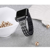 Apple Watch 42mm | Apple Watch (42/44/SE/45/46/49mm) - Koh-i-Noor Dame Urlænke - Sort - DELUXECOVERS.DK