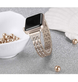 Apple Watch 42mm | Apple Watch (42/44/SE/45/46/49mm) - Koh-i-Noor Dame Urlænke - Guld - DELUXECOVERS.DK