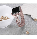 Apple Watch 42mm | Apple Watch (42/44/SE/45mm & Ultra) - Koh-i-Noor Dame Urlænke - Rose - DELUXECOVERS.DK