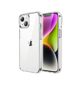 iPhone 14 Max | iPhone 14 Plus - Premium 0.8 Silikone Cover - Gennemsigtig - DELUXECOVERS.DK