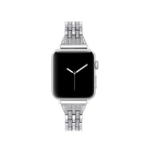 Apple Watch 38mm | Apple Watch (38/40/SE/41/42mm) - Koh-i-Noor Dame Urlænke - Sølv - DELUXECOVERS.DK
