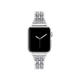 Apple Watch 38mm | Apple Watch (38/40/SE/41mm) - Koh-i-Noor Dame Urlænke - Sølv - DELUXECOVERS.DK
