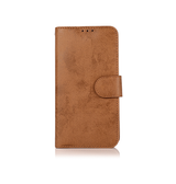 iPhone 12 Pro | iPhone 12 Pro - Vintage 2-In-1 Læder Etui M. Aftageligt Cover - Brun - DELUXECOVERS.DK