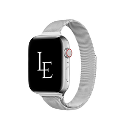 Apple Watch 38mm | Apple Watch (38/40/SE/41mm) - L'Empiri™ Milanese Thin Loop - Sølv - DELUXECOVERS.DK