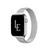 Apple Watch 42mm | Apple Watch (42/44/SE/45mm & Ultra) - L'Empiri™ Milanese Thin Loop - Sølv - DELUXECOVERS.DK